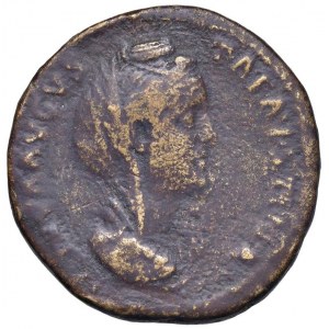 Faustina I (moglie di Antonino Pio ) Sesterzio - Busto drapp...