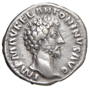 Marco Aurelio (161-180) Denario - Testa a d. - R/ Providenti...