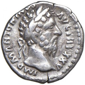 Marco Aurelio (161-180) Denario - Testa laureata a d. - R/ M...