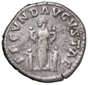 Faustina II (wife of Marcus Aurelius) Denarius - Bust drapes...
