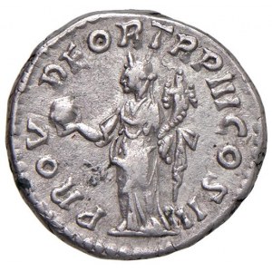 Lucio Vero (161-169) Denario - Testa a d. - R/ Providentia s...