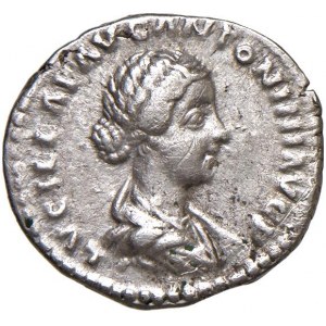 Lucilla (moglie di Lucio Vero) Denario - Busto drappeggiato ...