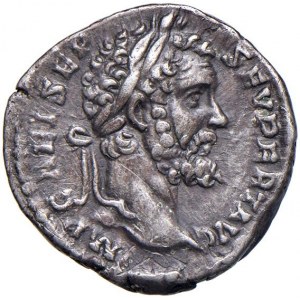Settimio Severo (193-211) Denario - Testa laureata a d. - R/...