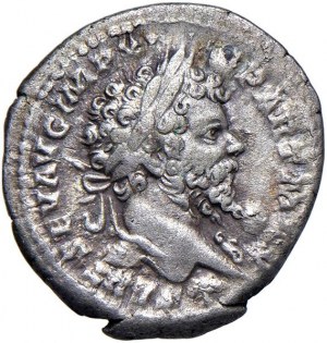 Septimius Severus (193-211) Denarius - Laureate head right - R/...