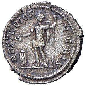 Settimio Severo (193-211) Denario - Testa laureata a d. - R/...
