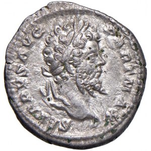 Settimio Severo (193-211) Denario - Testa laureata a d. - R/...