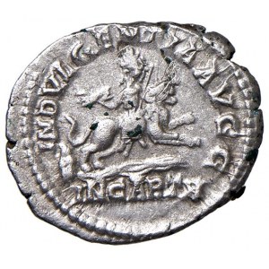 Septimius Severus (193-211) Denár - Vavrincová hlava vpravo - R/...