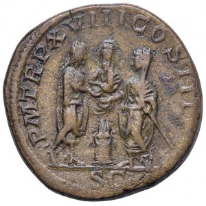 Settimio Severo (193-211) Sesterzio - Testa laureata a d. - ...