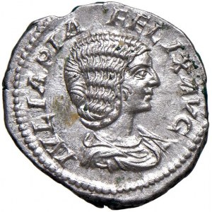 Giulia Domna (moglie di Settimio Severo) Denario - Busto a d...
