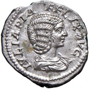 Julia Domna (wife of Septimius Severus) Denarius - Bust in d...