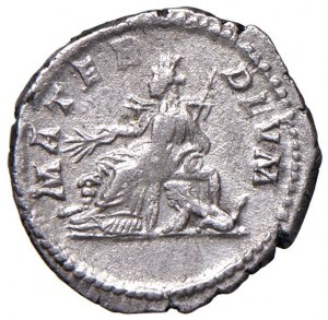 Julia Domna (wife of Septimius Severus) Denarius - Bust dra...