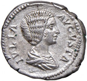 Julia Domna (wife of Septimius Severus) Denarius - Bust dra...