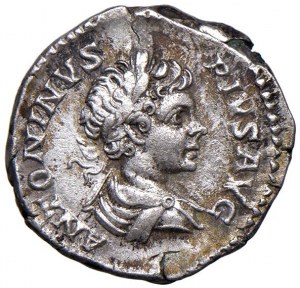 Caracalla (211-217) Denarius - Laureate and draped bust ...