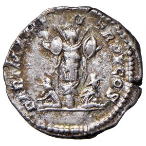 Caracalla (211-217) Denario - Busto laureato e drappeggiato ...