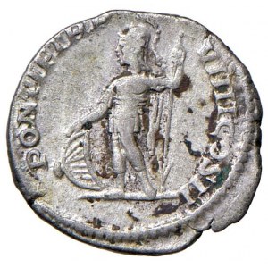 Caracalla (211-217) Denario - Busto laureato e drappeggiato ...