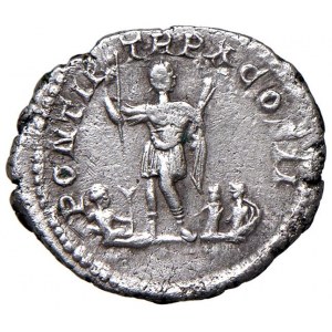 Caracalla (211-217) Denario - Testa laureata a d. - R/ Carac...
