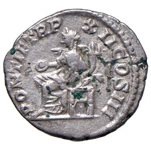 Caracalla (211-217) Denario - Testa laureata a d. - R/ Conco...