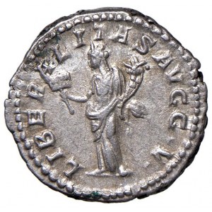 Caracalla (211-217) Denario - Busto laureato e drappeggiato ...