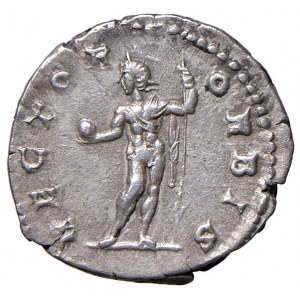 Caracalla (211-217) Denario - Busto laureato e drappeggiato ...