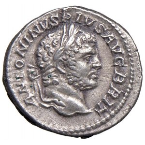 Caracalla (211-217) Denario - Testa laureata a d. - R/ Ercol...