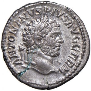 Caracalla (211-217) Denario - Testa laureata a d. - R/ Fides...