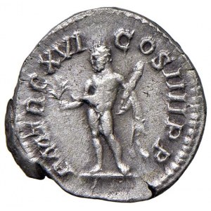 Carcalla (211-217) Denario - Testa laureata a d. - R/ Ercole...