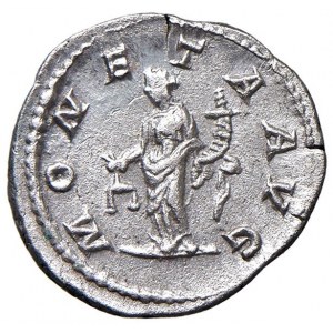 Caracella (211-217) Denario - Testa laureata a d. - R/ La Mo...