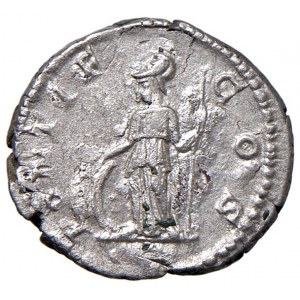 Geta (211-215) Denario - Busto drappeggiato a d. - R/ Minerv...