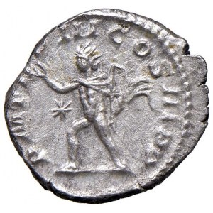 Elagabalo (218-222) Denario - Busto laureato a d. - R/ Il So...