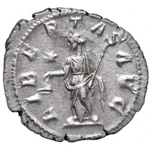 Elagabalo (218-222) Denario - Busto laureato , drappeggiato ...