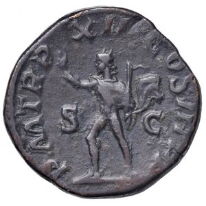 Alessandro Severo (222-235) Sesterzio - Busto laureato, drap...
