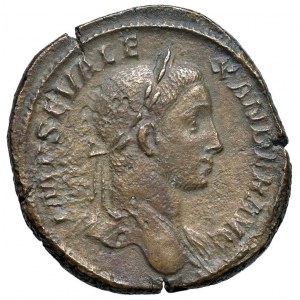Alexander Severus (222-235) Sesterz - Lorbeerkopf rechts ...