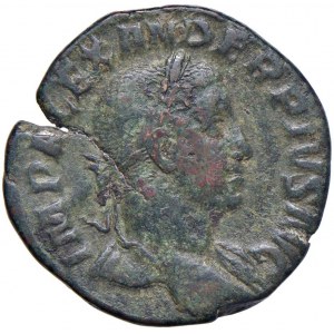 Alessandro Severo (222-235) Sesterzio - Testa laureata a d. ...