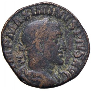 Massimino (235-238) Sesterzio - Busto laureato a d. - R/ La ...