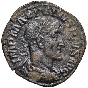 Maximinus (235-238) Sesterz - Lorbeerkopf rechts - R/ Der ...