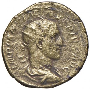Massimino (235-238) Dupondio - Busto radiato a d. - R/ Salus...