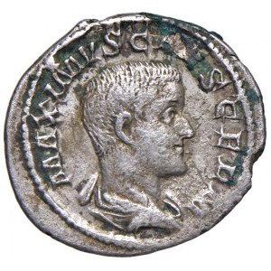 Maximus (235-238) Denarius - Büste rechts - R/ Maximus stehend bei...