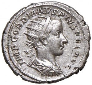 Gordian III (238-244) Antoninian - Radiate bust, drapery...