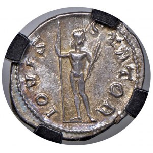 Gordiano III (238-244) Denario - Testa laureata a d. - R/ Gi...