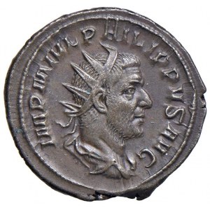 Filippo I (244-249) Antoniniano - Busto radiato, drappeggiat...