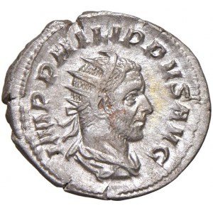Filippo I (244-249) Antoniniano - Busto radiato a d. - R/ Ro...
