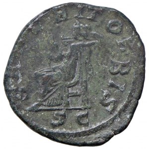 Filip I. (244-249) Sestercium - Busta s vavrínovým štítom a...