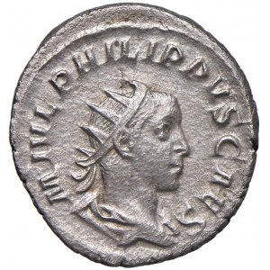 Filip II (244-247) Antoninianus - Rádiované poprsie r. - R/ L..