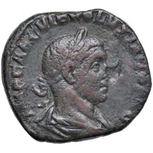 Sestertius Volusien (251-253) - Buste lauré, drapé...