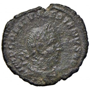 Valeriano (253-260) Asse - Testa laureata a d. - R/ La virtù...