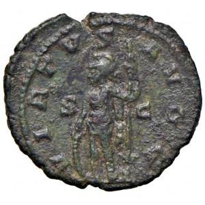 Valeriano (253-260) Asse - Testa laureata a d. - R/ La virtù...