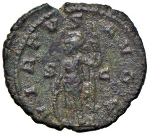 Valerian (253-260) Axis - Laureate head r. - R/ The virtue...