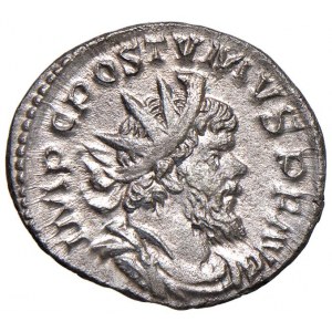 Posmrtně (260-268) Antoninianus (Kolín nad Rýnem) Busta v zářivém...