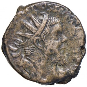 Postumo (260-268) Doppio sesterzio - Busto radiato e drappeg...