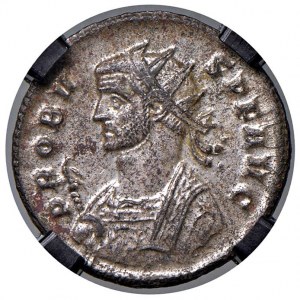 Probo (276-282) Antoniniano - Busto radiato a s. con scettro...